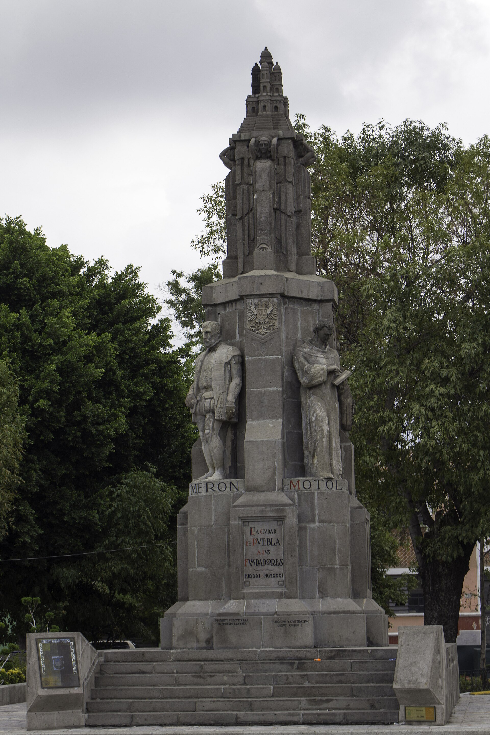 Imagem de referência relacionada a Monumento a los Fundadores de Puebla, item descrito como monumento da cidade de Puebla