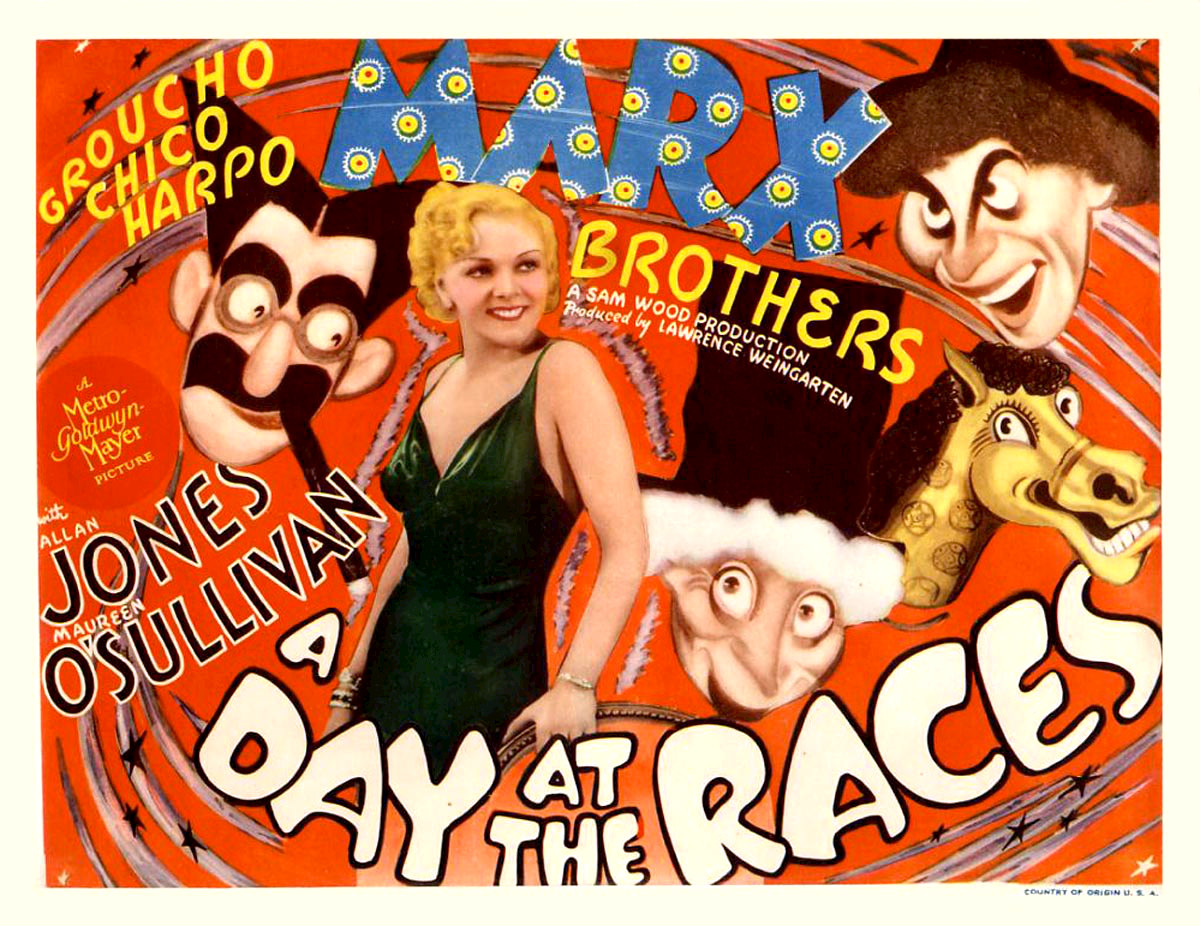 Imagem de referência relacionada a A Day at the Races, item descrito como filme de 1937 dirigido por Sam Wood