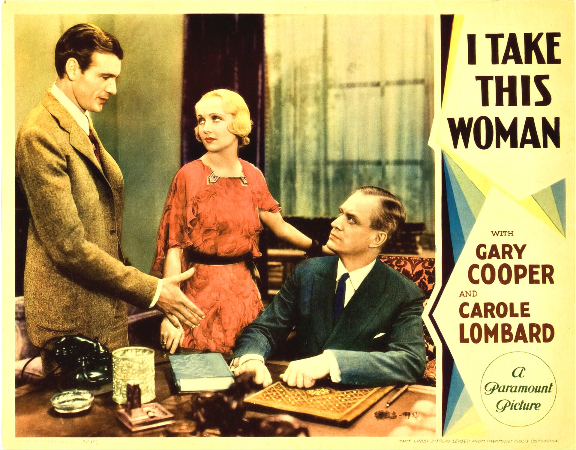 Imagem de referência relacionada a I Take This Woman, item descrito como filme de 1931 dirigido por Marion Gering