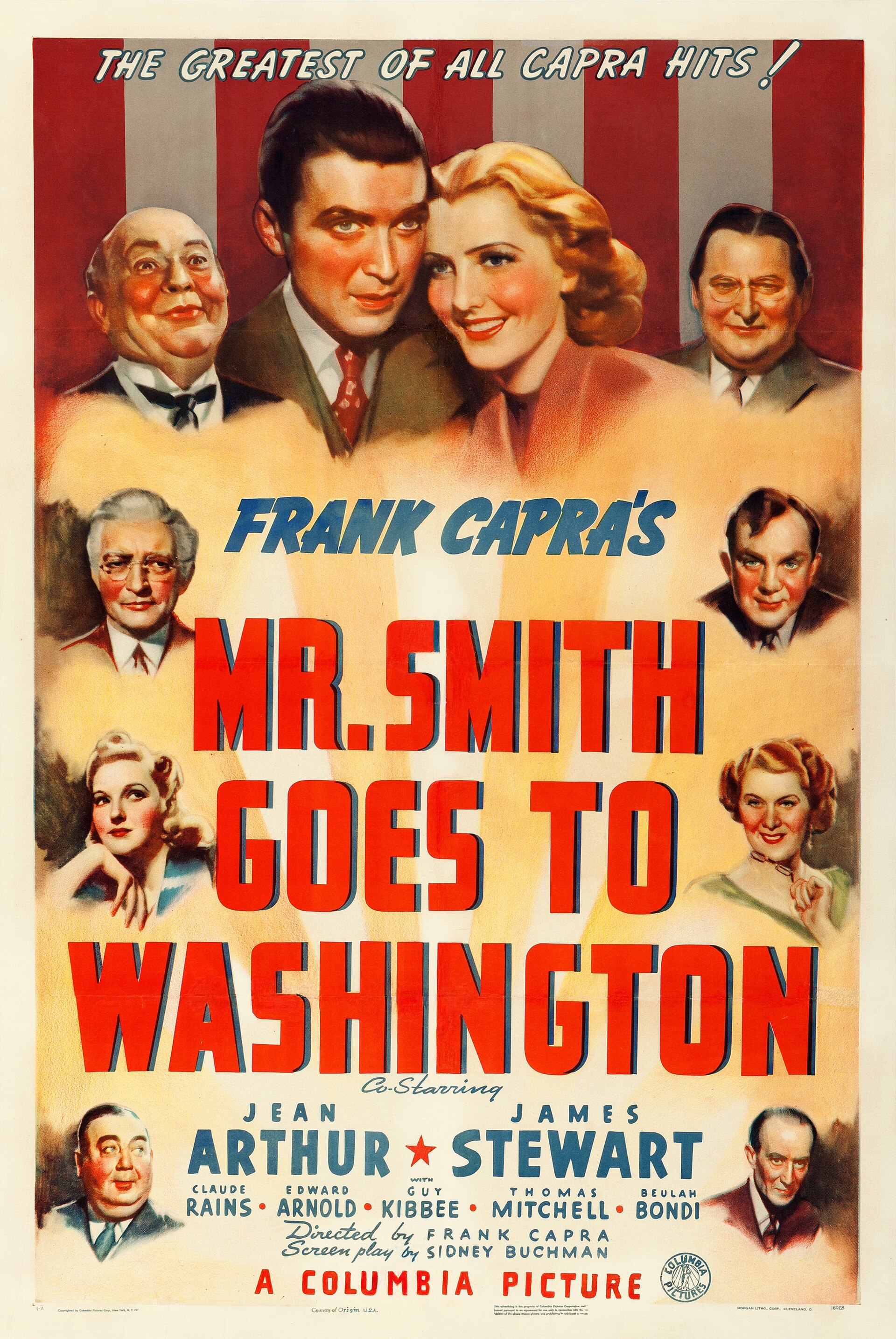 Imagem de referência relacionada a Mr. Smith Goes to Washington, item descrito como filme de 1939 dirigido por Frank Capra