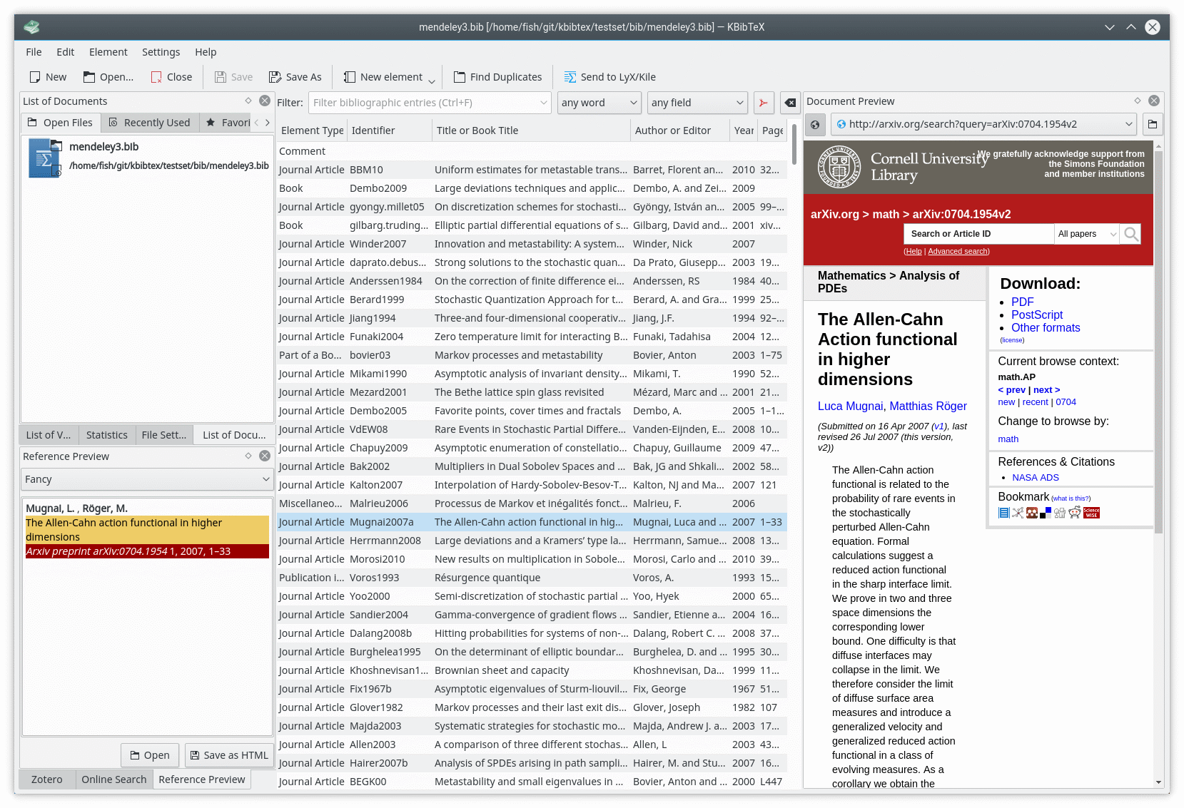 Imagem de referência relacionada a KBibTeX, item descrito como registro de referência sobre KBibTeX, organizado a partir de dados estruturados abertos
