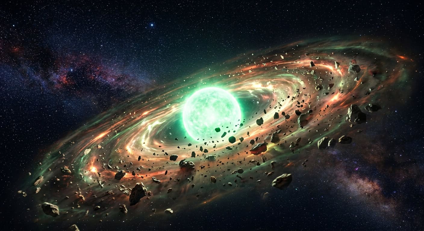 Estrela verde? Anã branca surpreende astrônomos com sua cor no espaço