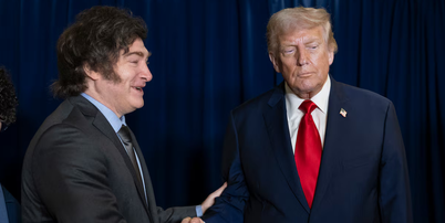 Milei &eacute; um dos aliados do presidente Donald Trump na Am&eacute;rica Latina Foto: Daniel Torok/White House