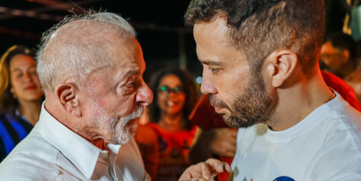 André Janones cria canal de Whatsapp para ajudar Lula na reeleição Foto: Ricardo Stuckert/Divulgação
