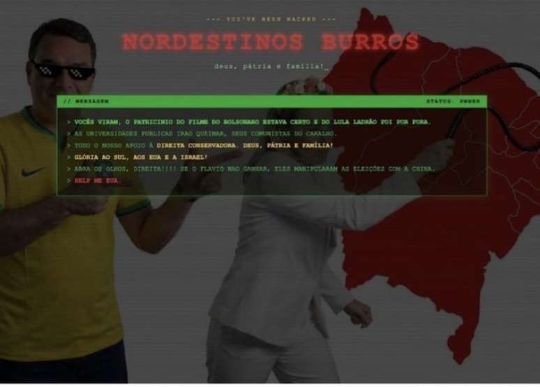 Site da Ancine sofre ataque hacker com mensagens contra Lula e ataques a nordestinos