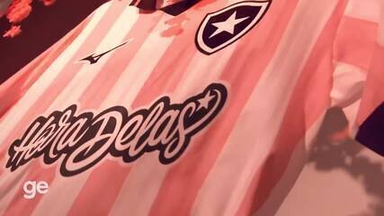 Botafogo lança camisa 4 em alusão ao Outubro Rosa