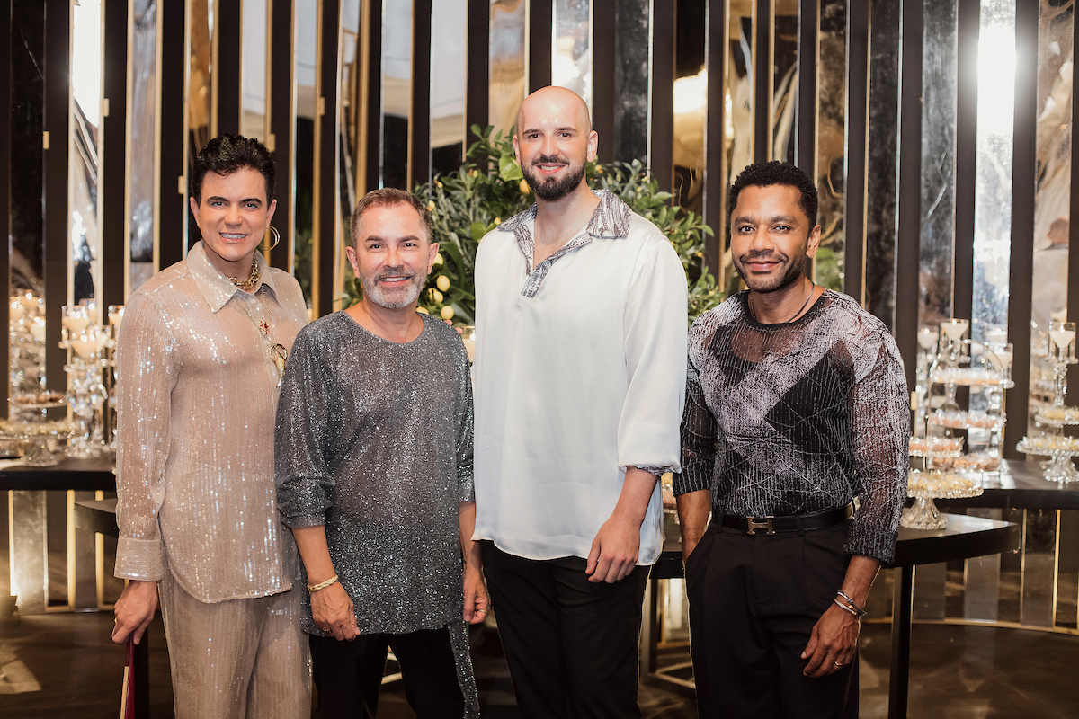 César Serra festeja a chegada dos 60 anos em noite glamourosa e alto astral