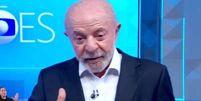 Lula faz considerações finais no debate da Globo Foto: Reprodução/Globo