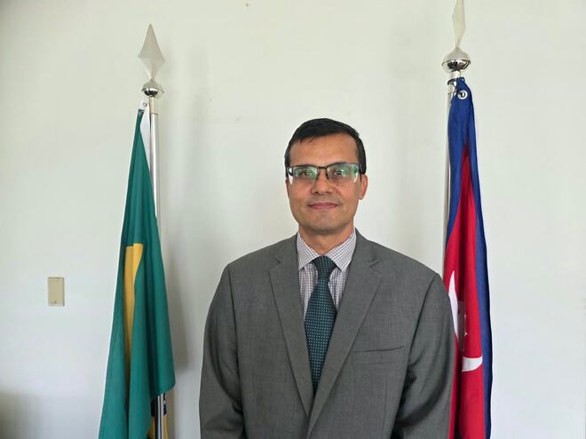 ‘Um Brasil forte e unido é o desejo do governo e do povo do Nepal’, diz embaixador
