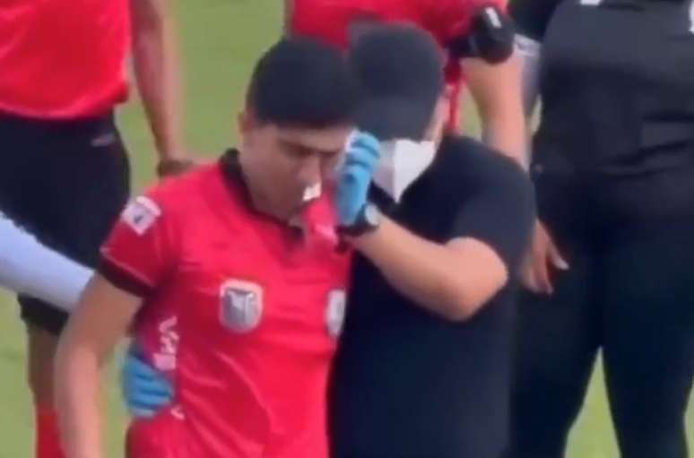 Vídeo: jogador é demitido por apedrejar bandeirinha durante partida