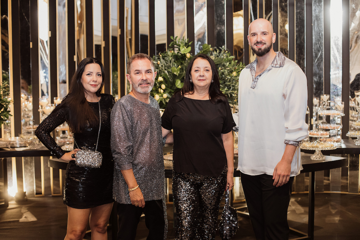 César Serra festeja a chegada dos 60 anos em noite glamourosa e alto astral