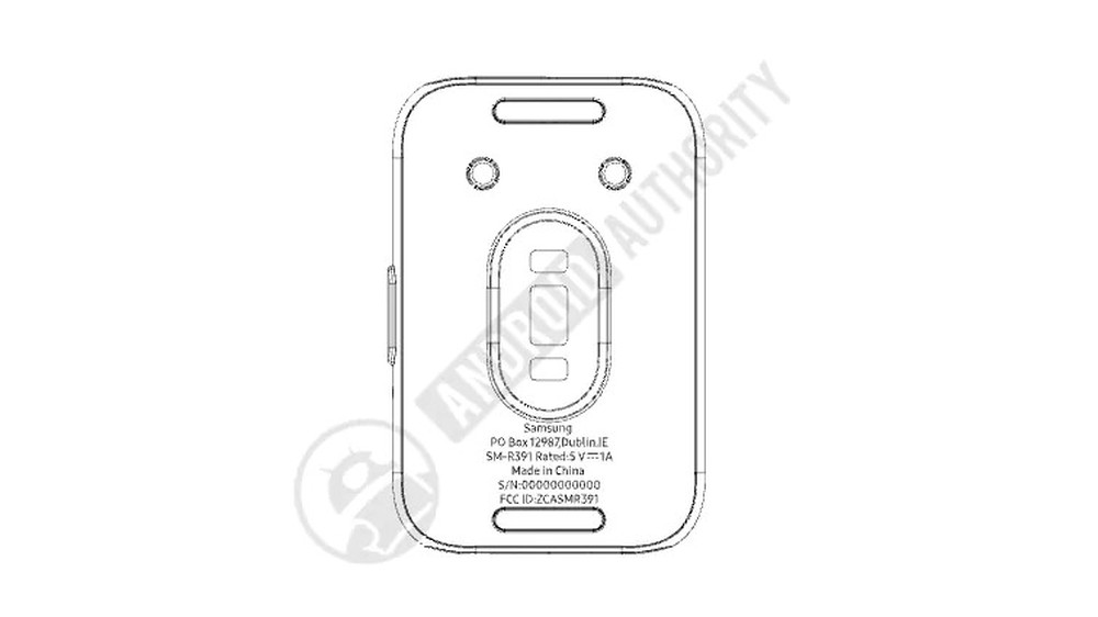 Imagem exclusiva do Android Authority indica que a nova pulseira deve manter o design retangular da geração anterior — Foto: Reprodução/Android Authority